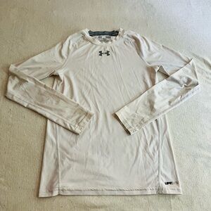 Under Armour Kids' Cream Long Sleeve Tee